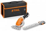 Кусторез аккумуляторный + ножницы для травы Stihl HSA 26 без АКБ и ЗУ (GER, 10,8 В., нож 12 см. и 20 см., сумка, 0,7 кг.)