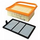 Фильтр воздушный Stihl комплект (основной + тонкой очистки) для TS-420/500i