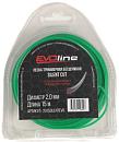 Леска EVOline 2,0 мм, 15 м, витой квадрат, бесшумная