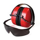 Наушники противошумные + очки PartsToBe B19669 (черные очки)